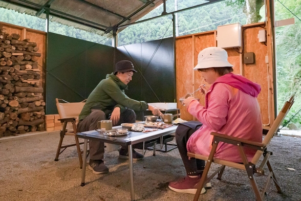 田篭の灯り「グランピング」素泊りプラン（食材持ち込み可）